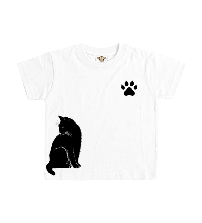 Dětské tričko - Kočka - tlapka