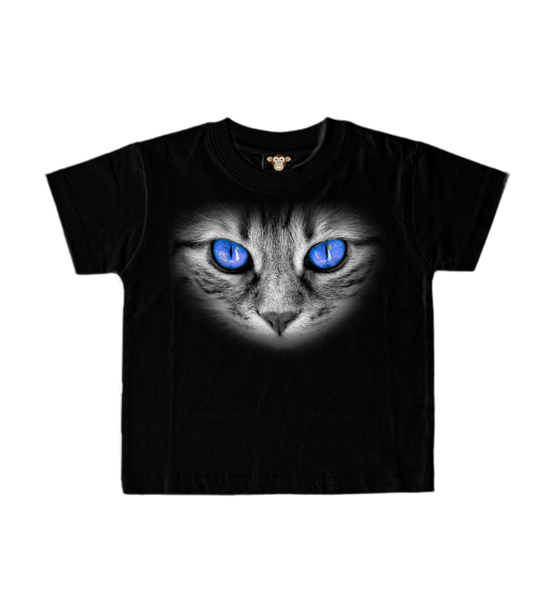 Dětské tričko - Mačka - oči