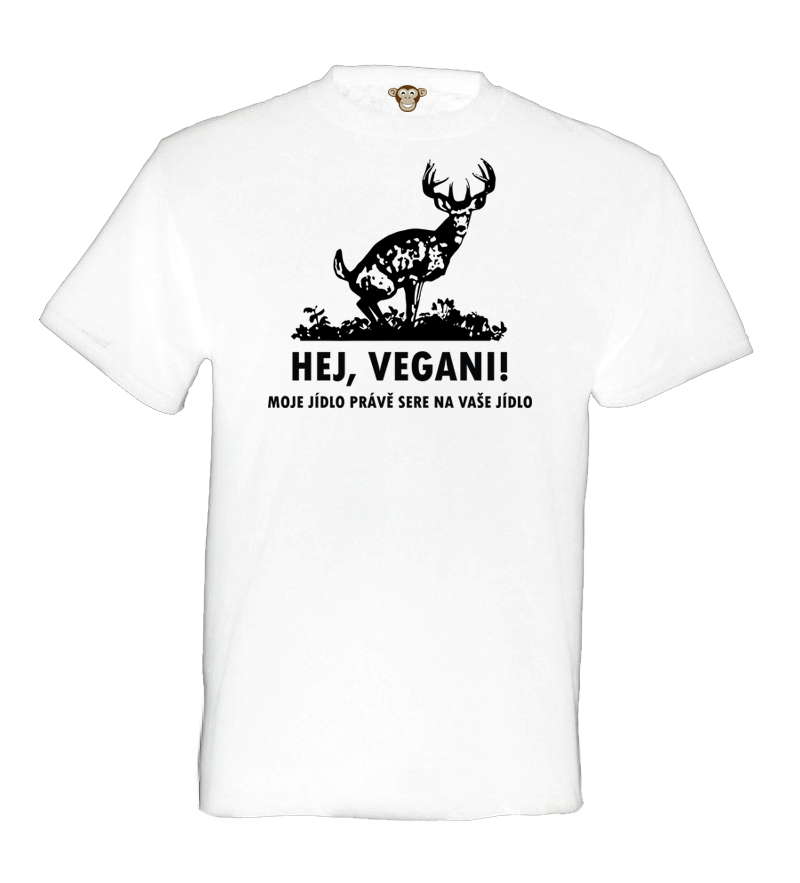 Pánské tričko - Hej, vegani