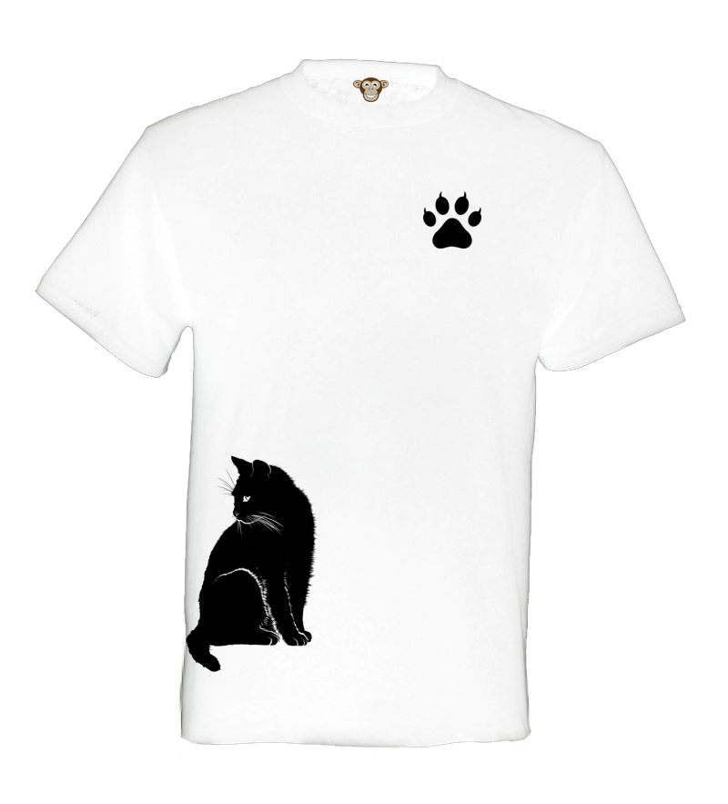 Pánske tričko - Kočka - tlapka