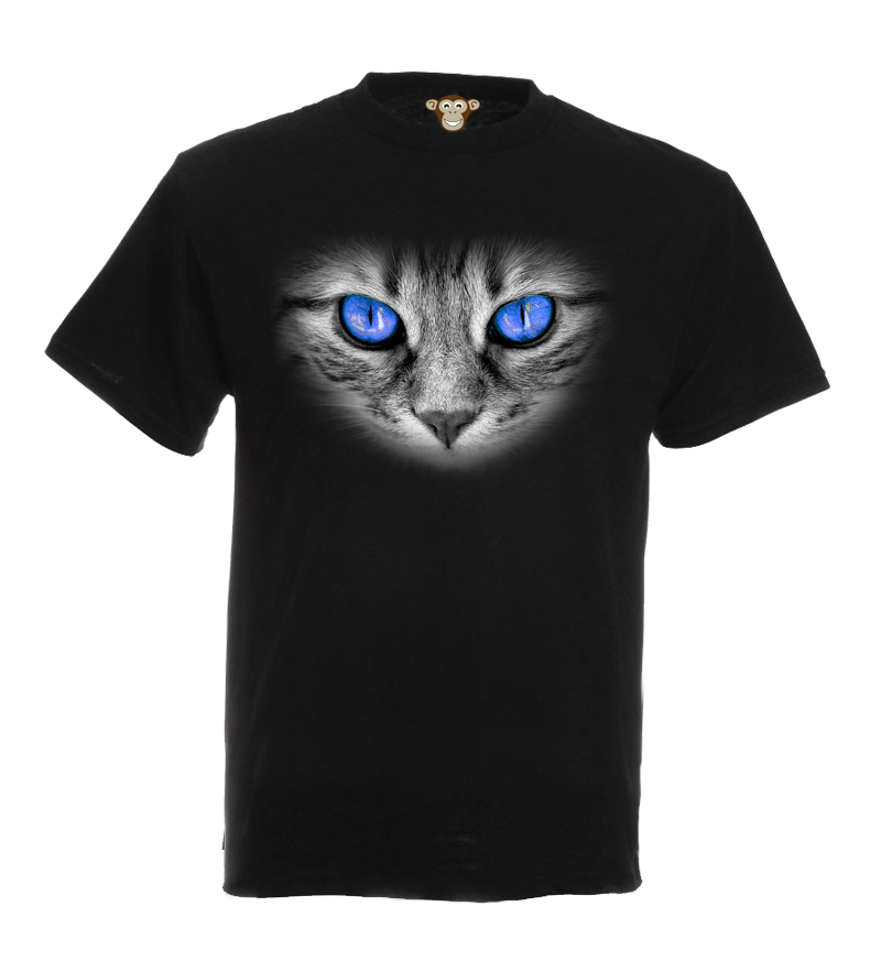 Pánske tričko - Mačka - oči