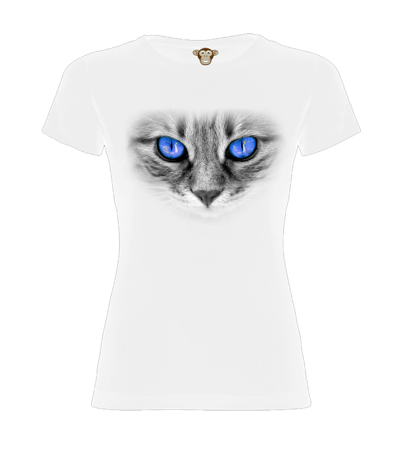 Dámské tričko - Kočka - oči